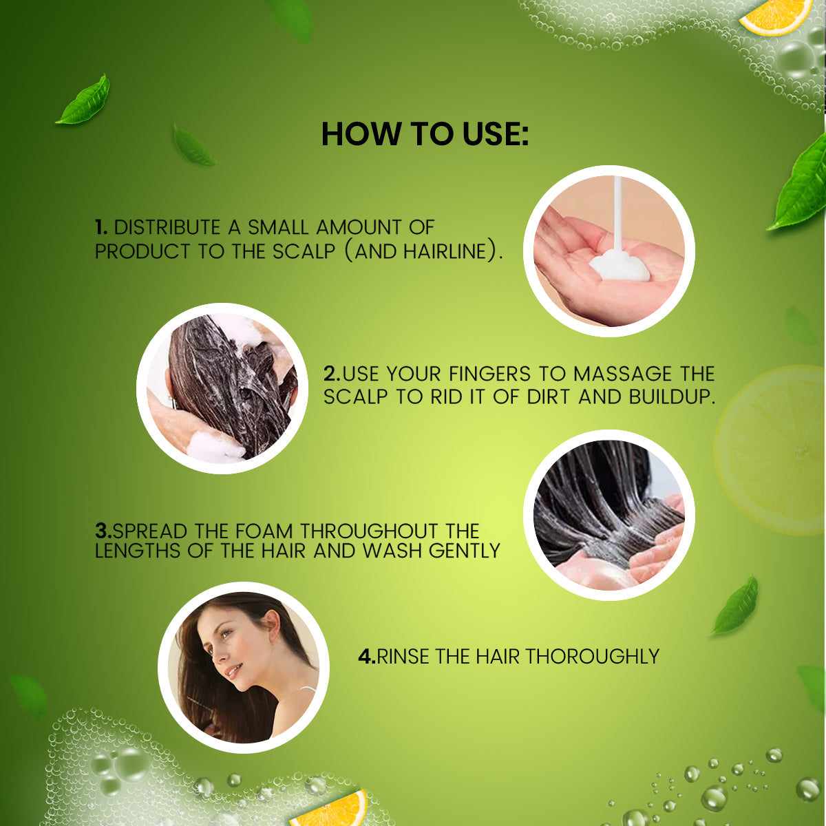 Shampoo with Lemon Extracts (185ml)