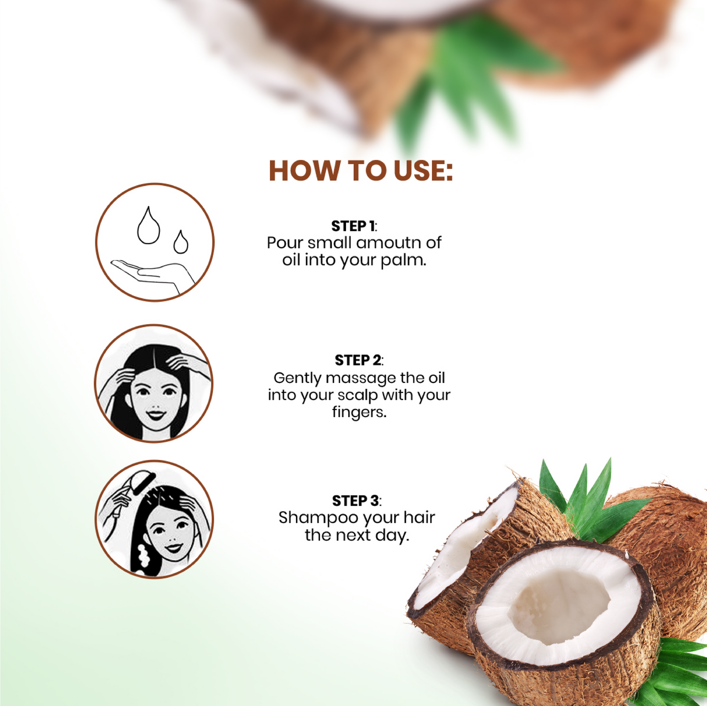 Coconut Hair Oil with Keratin Oil (100ml)