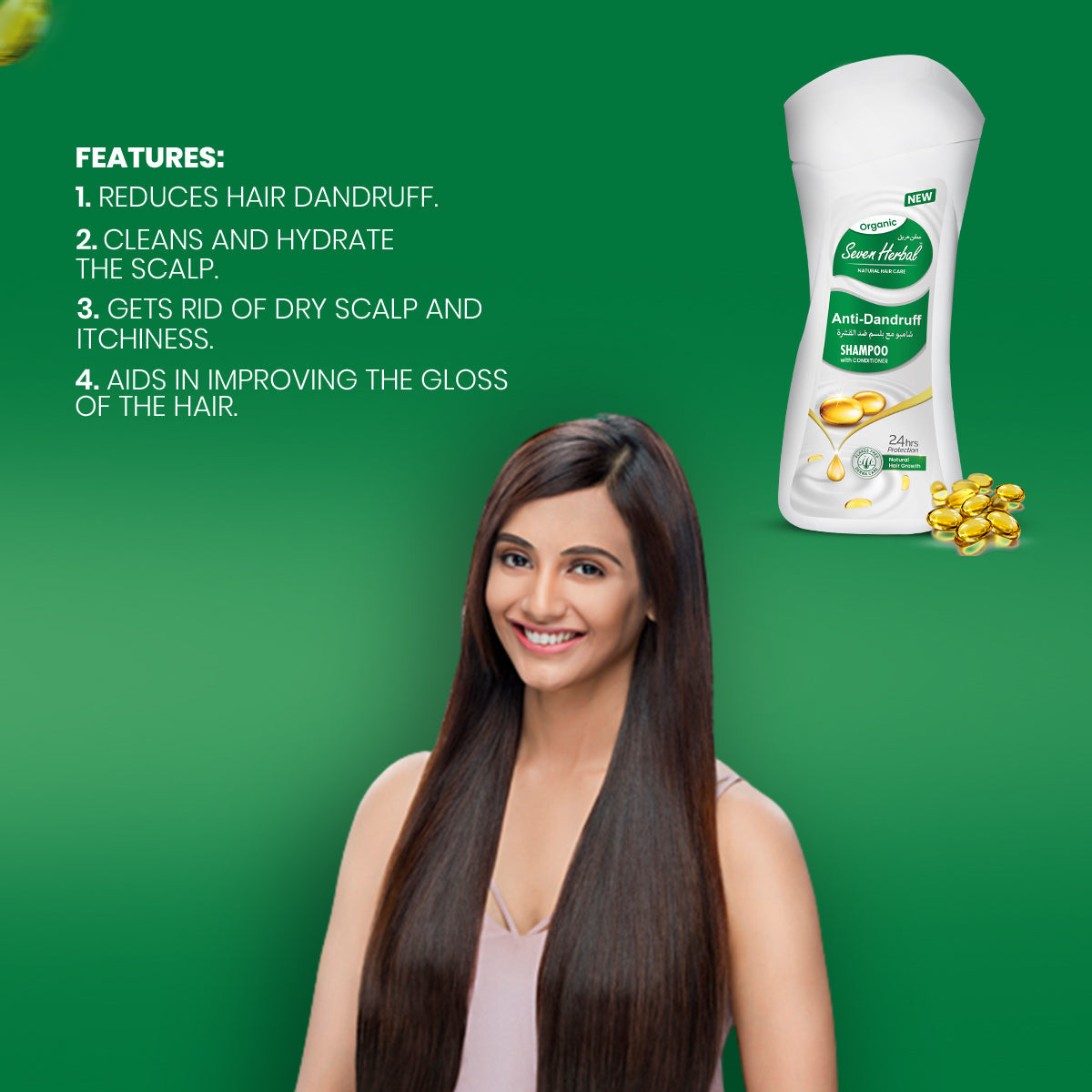 Anti-Dandruff Shampoo with Conditioner (210ml)
