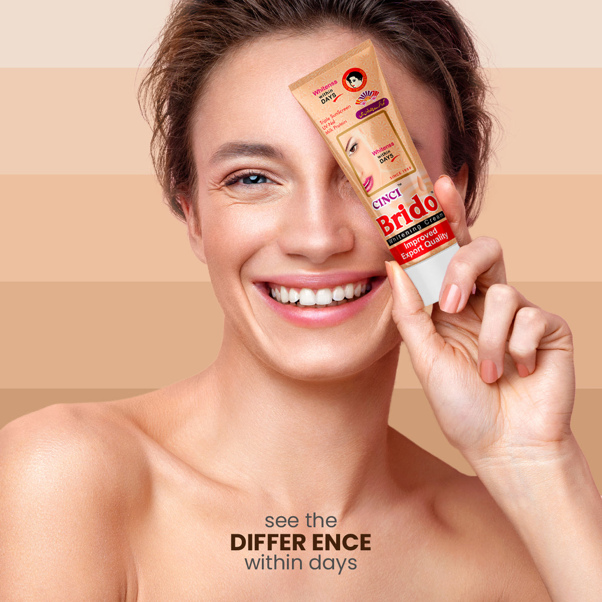 Brightening Cream formula with Milk Protein (25ml)