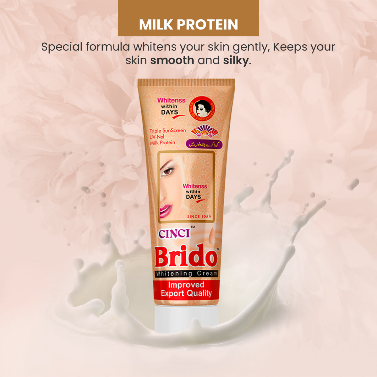 Brightening Cream formula with Milk Protein (25ml)