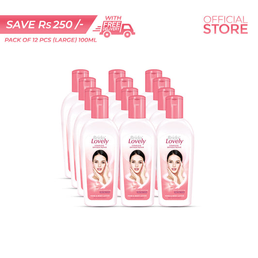 Brido Lovely Complete Dryness Repair Lotion (100ml) | Pack of 12 Pieces | Save Rs.250/- | Free Delivery