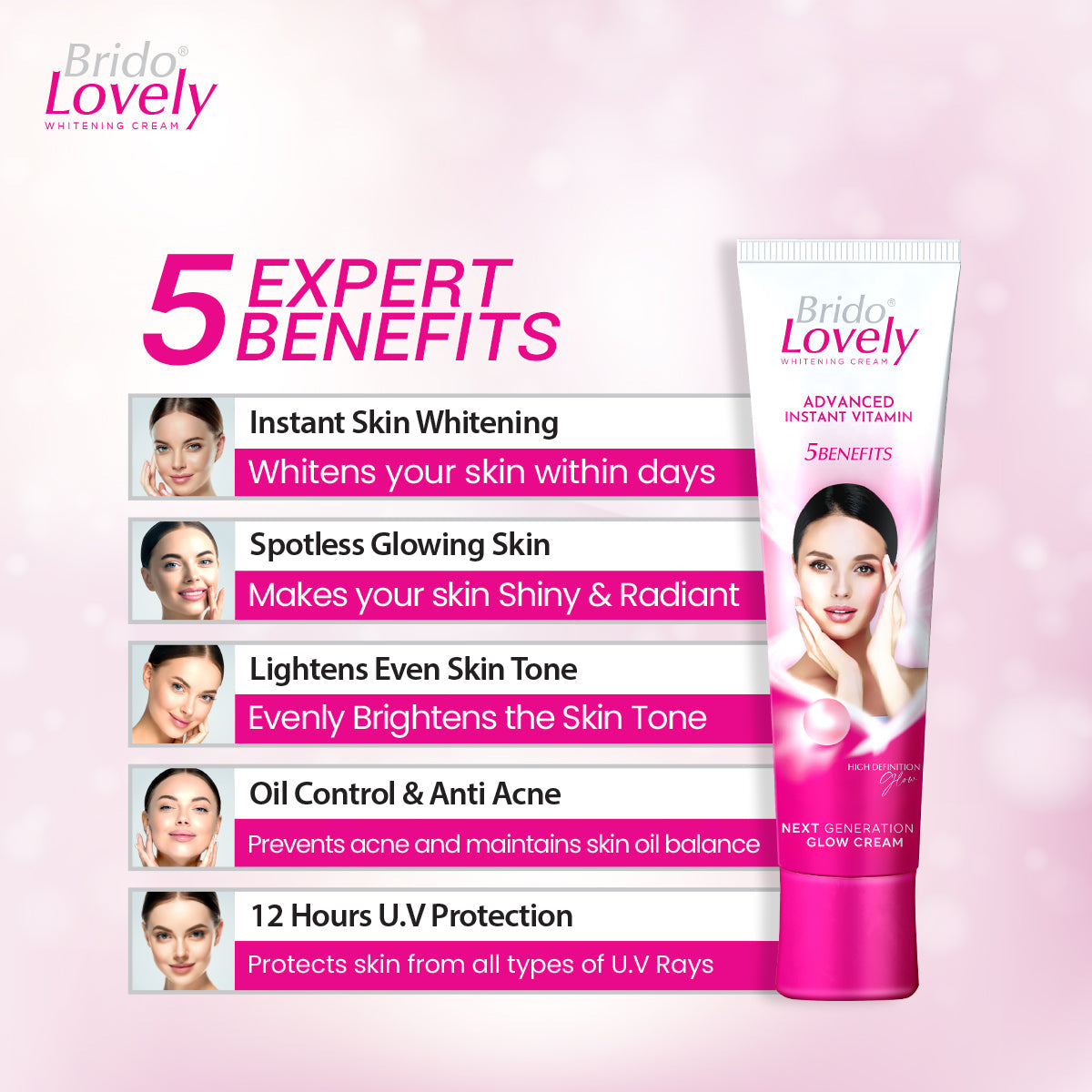Brido Lovely brightening Cream (25ml)
