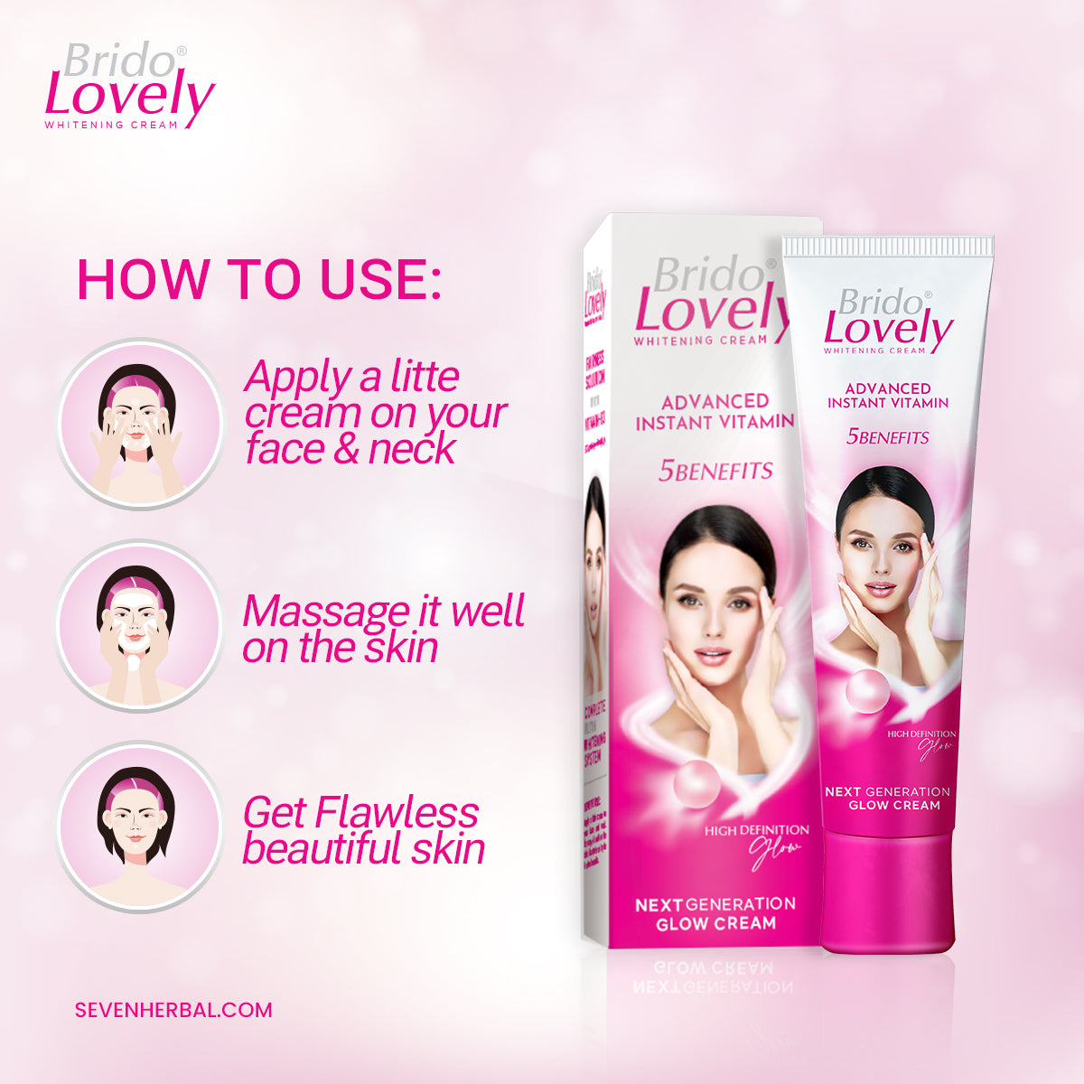 Brido Lovely brightening Cream (25ml)