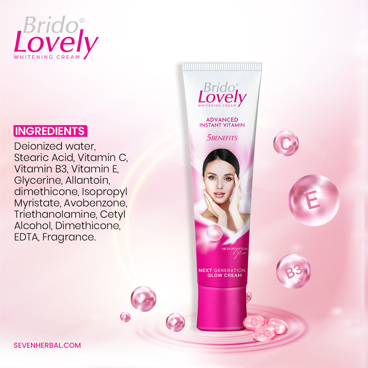 Brido Lovely brightening Cream (25ml)