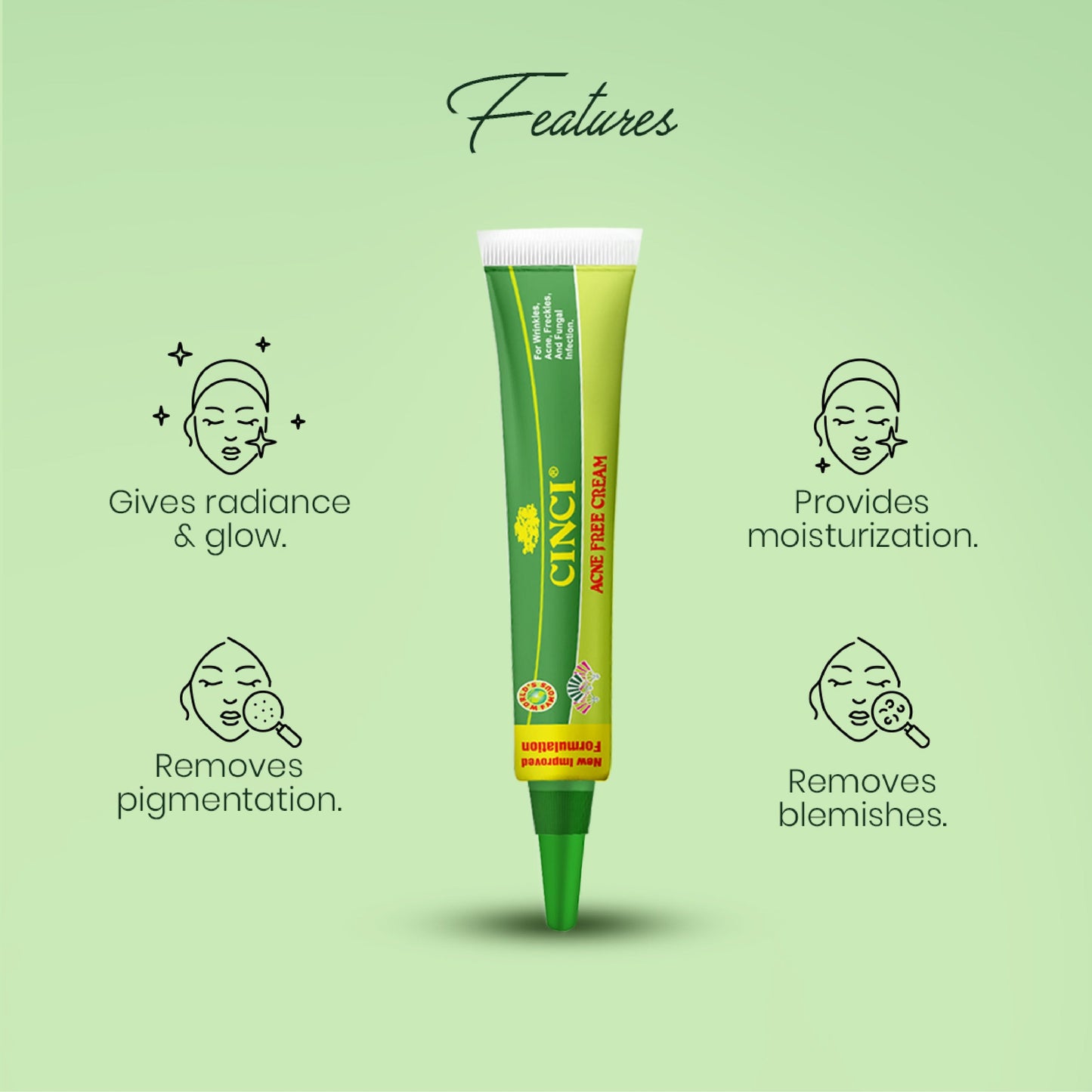 Cinci Acne Free Cream (8g)