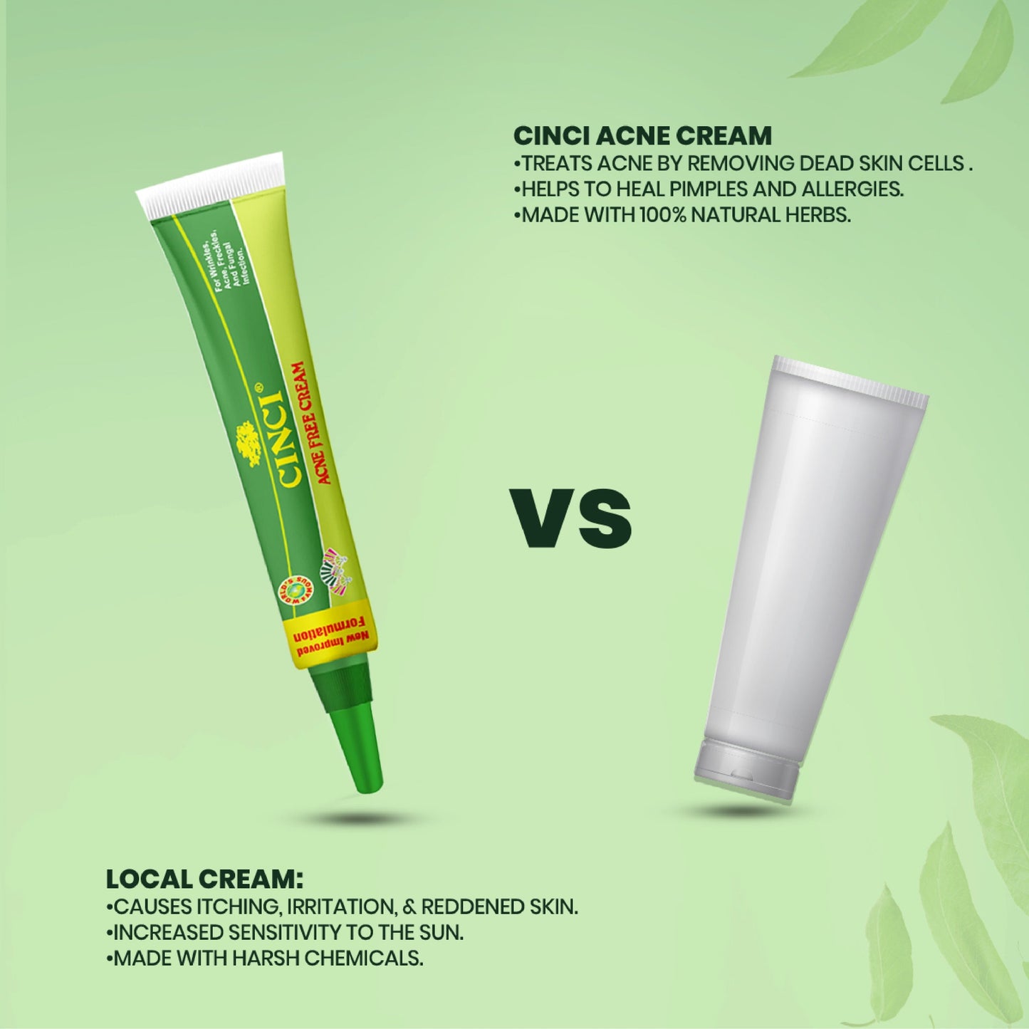 Cinci Acne Free Cream (8g)