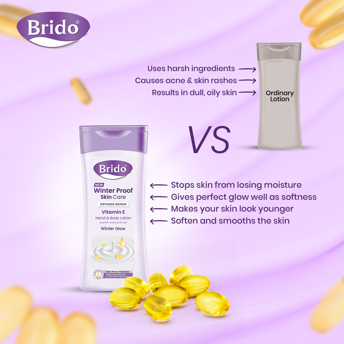 Vitamin E Body Lotion (Dryness Repair)