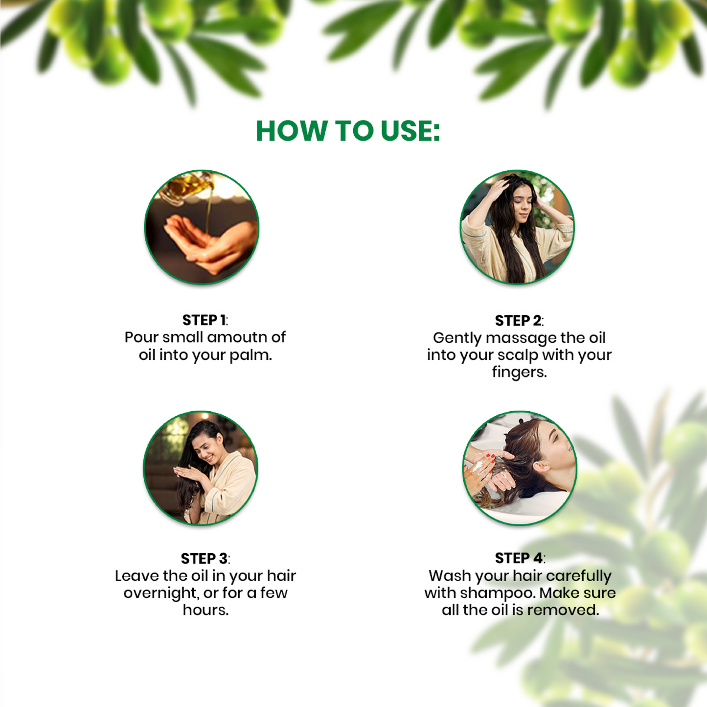 Olive Hair Oil with Keratin Oil (100ml)