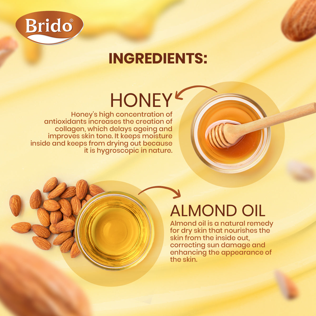 Honey & Almond Body Lotion (Extra Soft & Silky Skin)