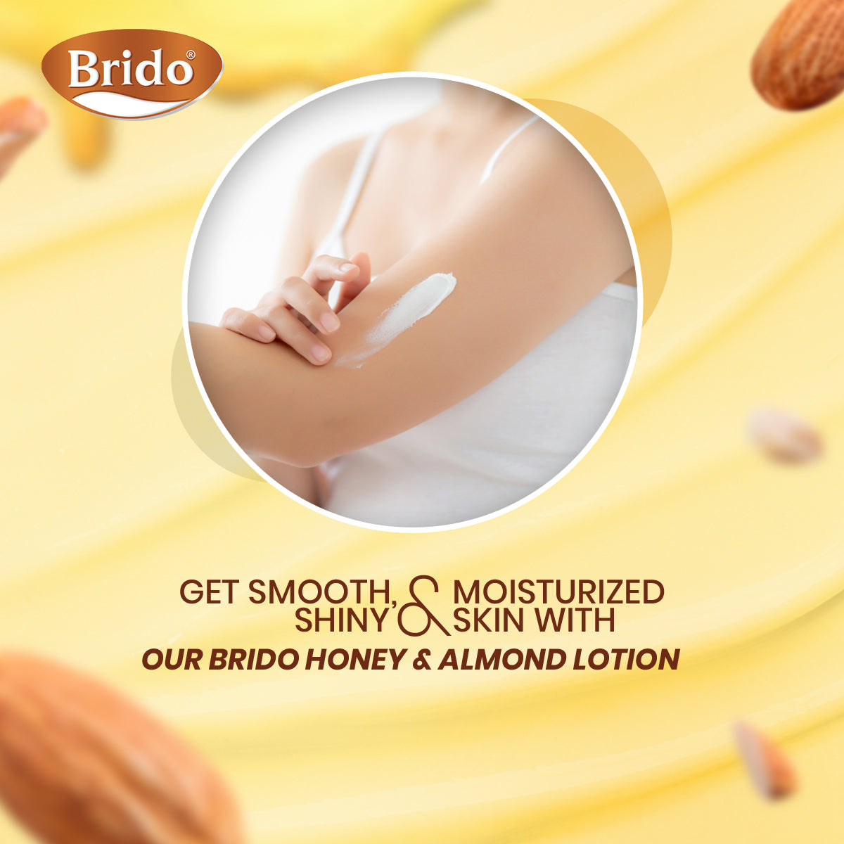Honey & Almond Body Lotion (Extra Soft & Silky Skin)