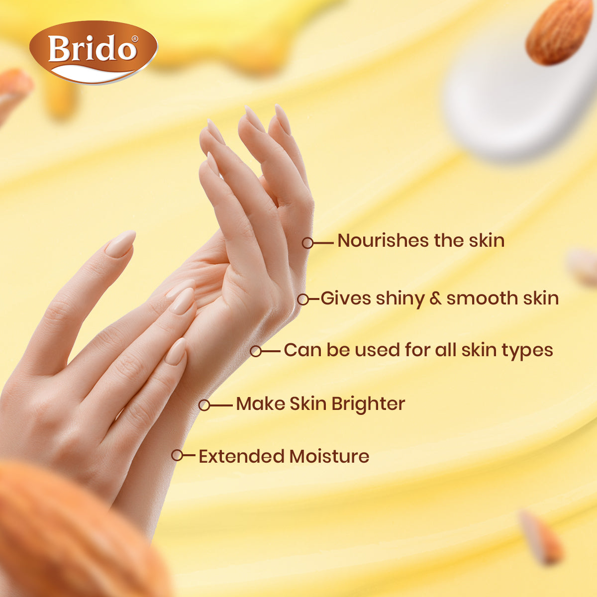 Honey & Almond Body Lotion (Extra Soft & Silky Skin)