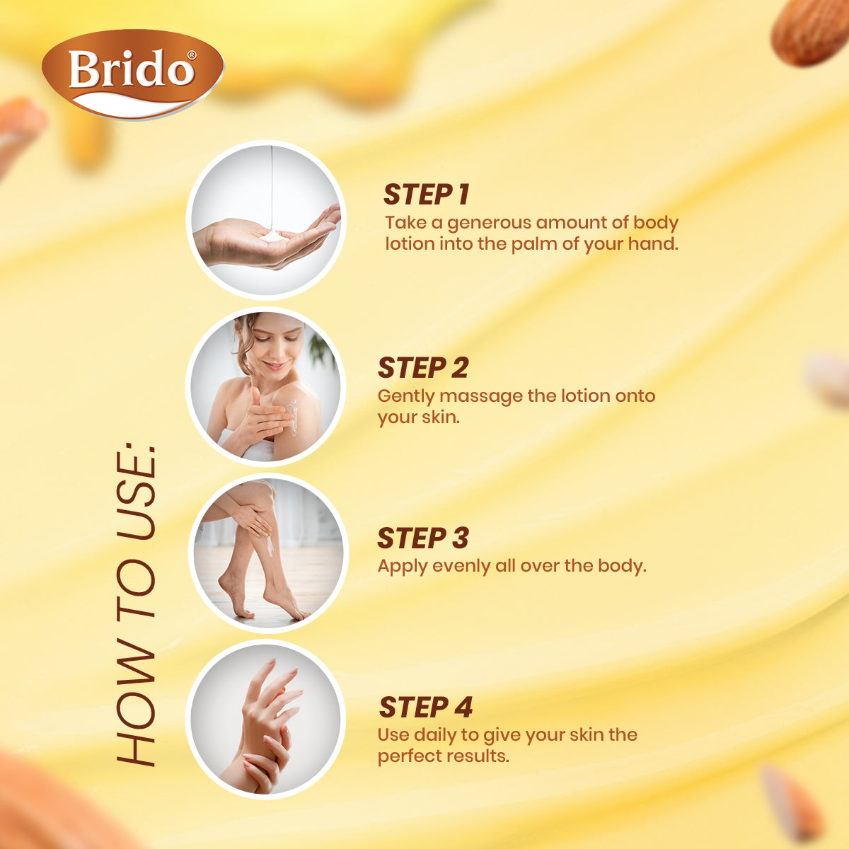 Honey & Almond Body Lotion (Extra Soft & Silky Skin)