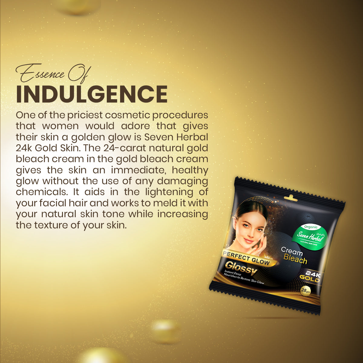24K Gold Bleach Cream (28g)